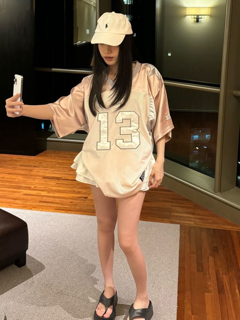 2000 Atelier Casual Jersey Donna Largo Traspirante Maglia Ricamata N. 13 Costume da Ballo Stile Coreano Ragazza Calda T_voghion.com