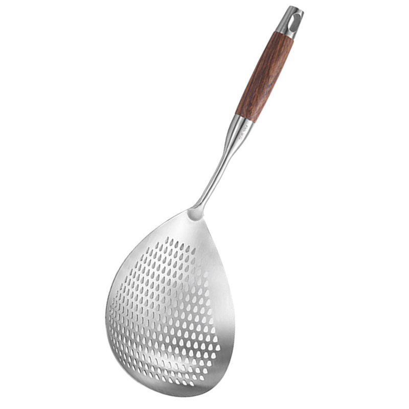 Cucchiaio per friggere cibo in acciaio inox Colino per pasta in metallo Cucchiaio da cucina_voghion.com