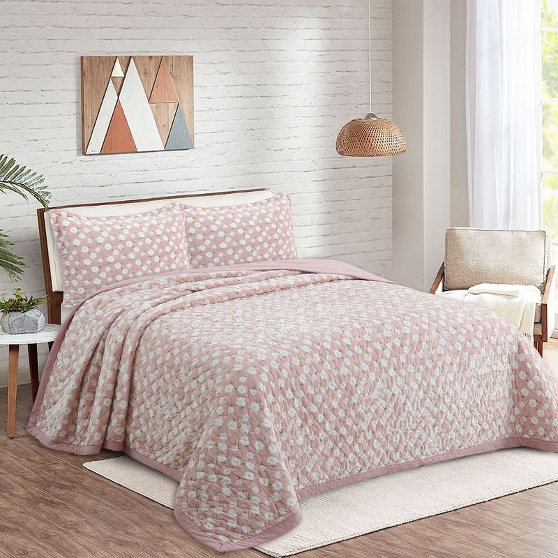 Douyin transmissão ao vivo fio tingido algodão puro capa de cama três peças conjunto inverno dupla face bebê lã lençol conjunto de cama fabricante_voghion.com