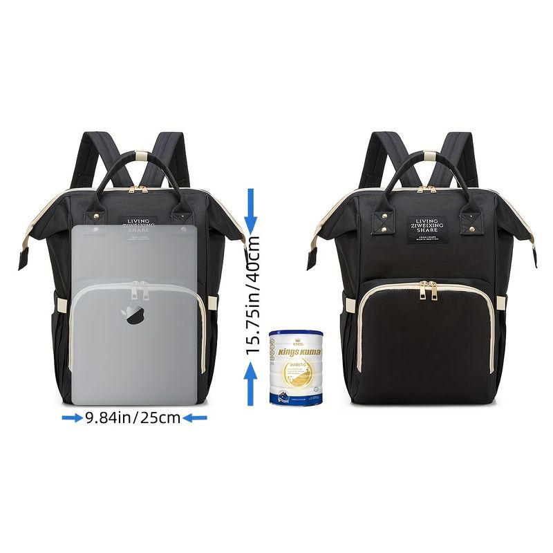 Nappy Backpack Bag Mummy Large Capacity Bag Mom Baby Multi-Function Waterproof Outdoor Travel Diaper Bags_voghion.com