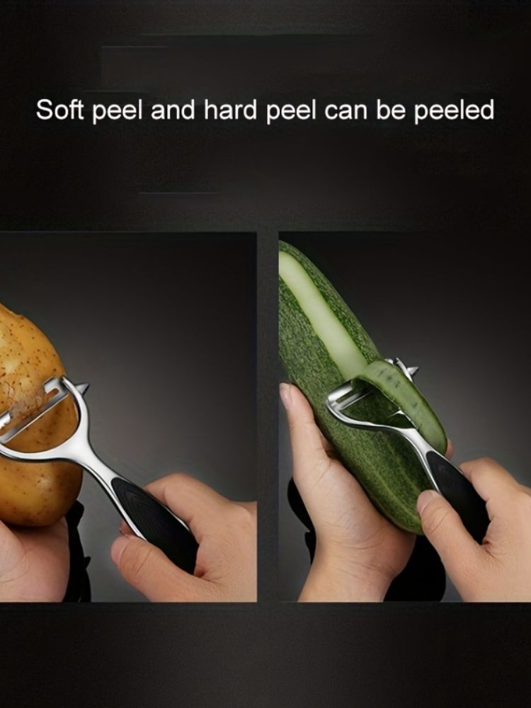 1 pelapatate in acciaio inox, sbucciatore, tritacarne e patate multifunzionale, utensile per frutta, accessorio da cucina, cottura_voghion.com