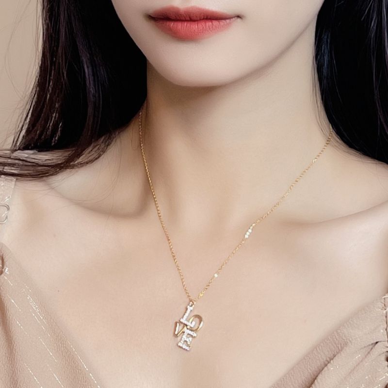 Collier en chaîne d'os pour femme, léger, luxueux, haut de gamme, polyvalent, style INS, simple, élégant et tempérament_voghion.com