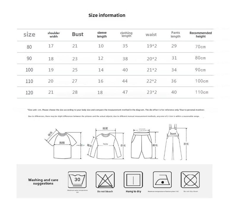 Sommer-Schlafanzug für Mädchen im koreanischen Stil aus reiner Baumwolle der Klasse A, Anzug für Zuhause, kurzärmelig, atmungsaktiv, klimatisierte Kleidung für Jungen, Kinderanzug_voghion.com