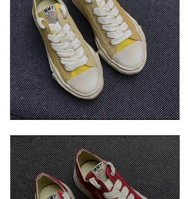 Uusi suunnittelija mmy maison mihara yasuhiro alkuperäinen peterson sohle niedrige seite leinwand schuh wowomens für frauen skate_voghion.com