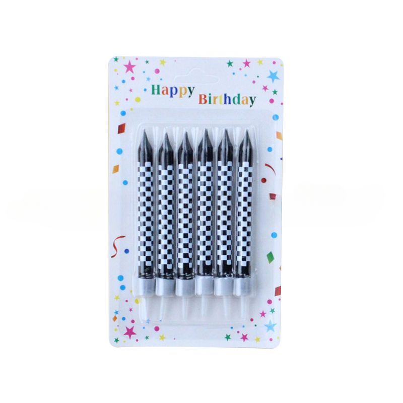 6/12/48 pezzi/1 custodia candele di compleanno candele a spirale per torte candele lunghe e sottili per feste nuziali e decorazioni per torte_voghion.com