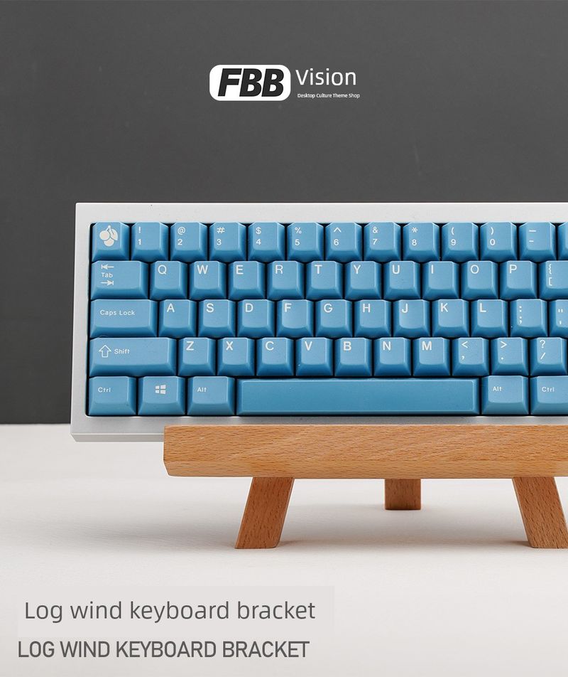 FBB Original Black Walnut Wooden Display Stand Nical Keyboard_voghion.com
