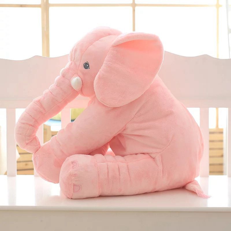 Adorable Baby Soft Plush Long Nose Elephant Sleep Pillow For And Kids Newborns_voghion.com
