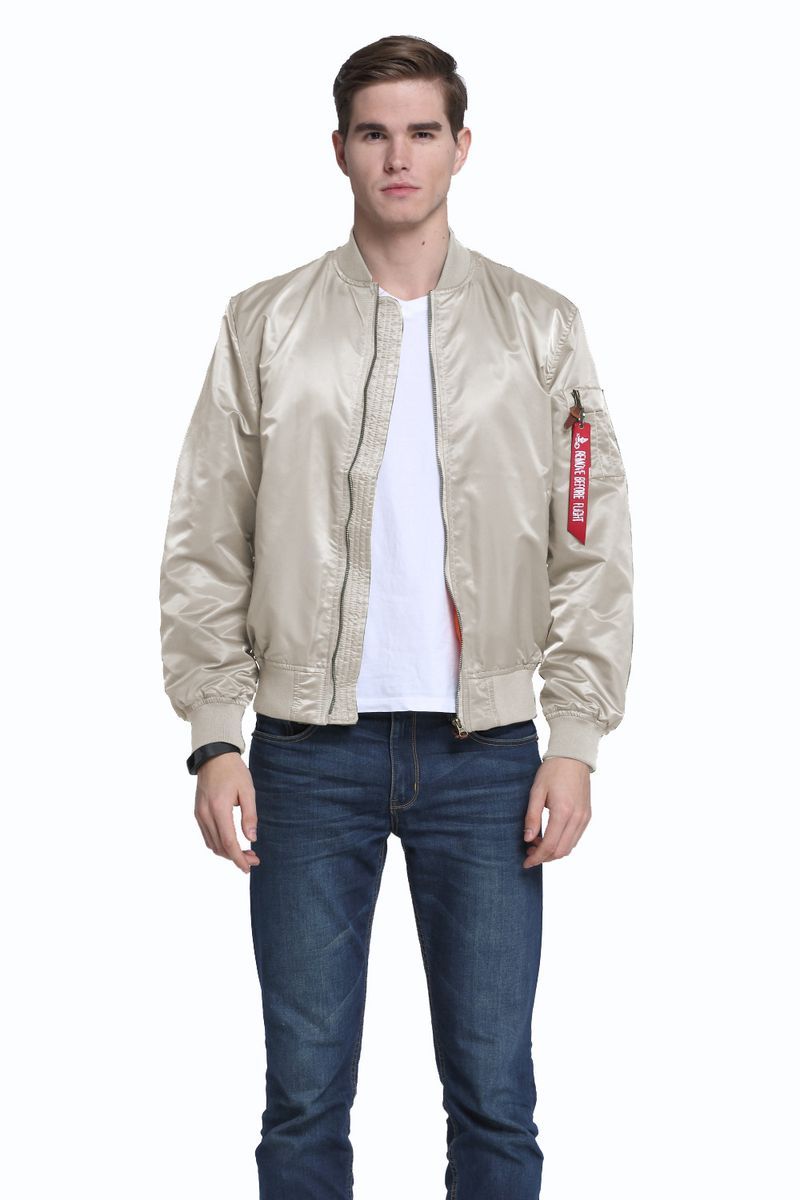 CT New Spring And Autumn Thin Plus Size Sports Casual Stand Collar Air Force MA1 Pilot Men's Baseball Jacket_voghion.com