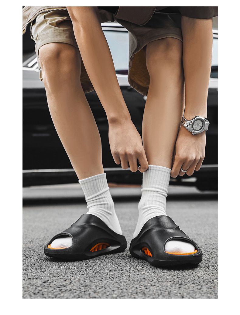 New Air Cushion Sports Slippers For Summer Indoor Couples Home Bathroom Non Slip Soft Sandals Outdoor Beach Slippers_voghion.com