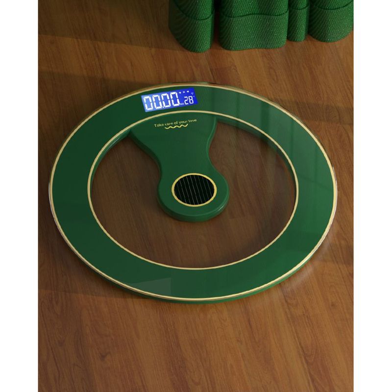 Light Energy Rechargeable-Free Weight Electronic Smart Measurement Body Fat Scale Accurate Home Use_voghion.com