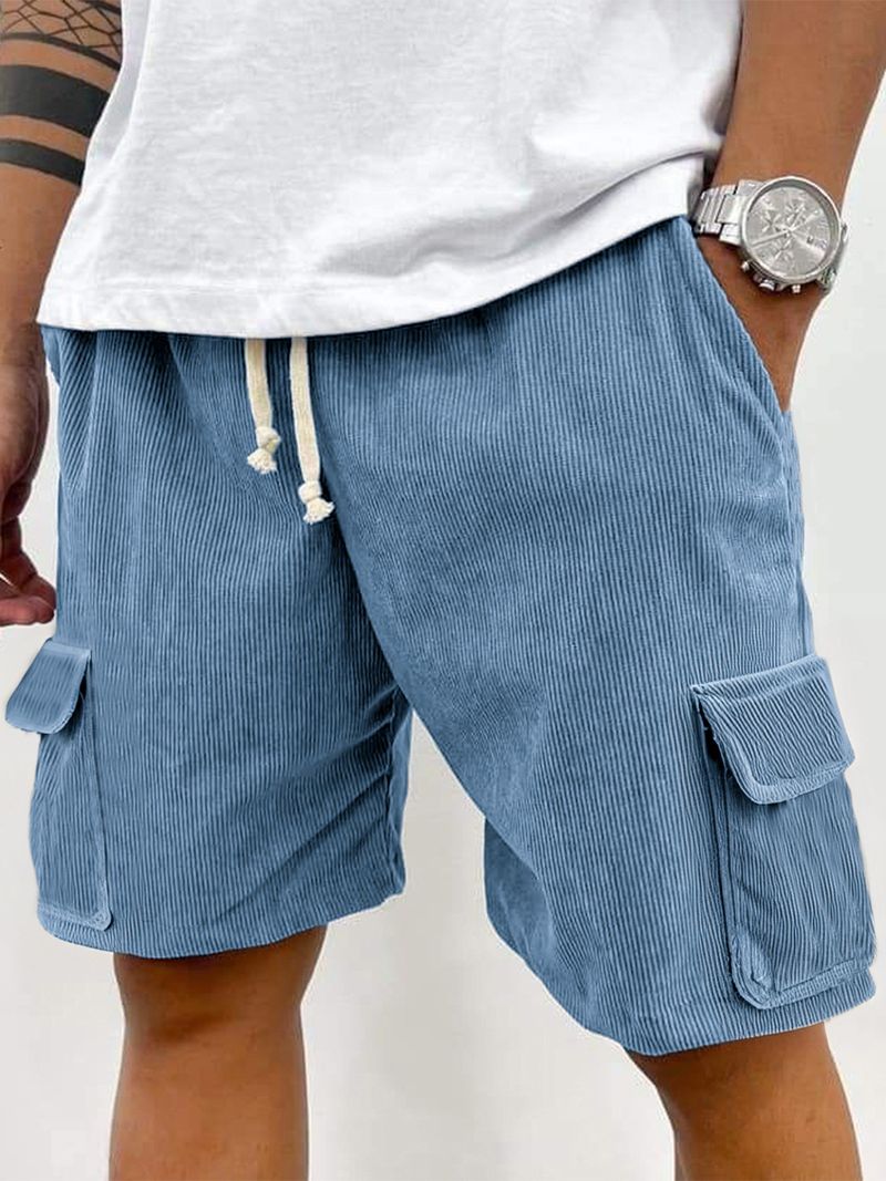 Herrenbekleidung Neue Casual Shorts Coconut Tree Print Hawaiian Herren Strandhose_voghion.com