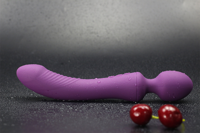 Leistungsstarker Doppelkopf-Vibrator für Frauen, AV-Stab, Klitoris-Stimulation, G-Punkt. Weibliche Dildovibratoren Sexspielzeug für_voghion.com