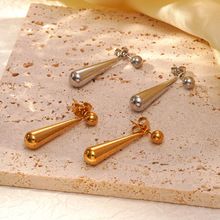 Cross-border hot earrings fashion stainless steel earrings trend simple twisted round ladies earrings jewelry wholesale_voghion.com