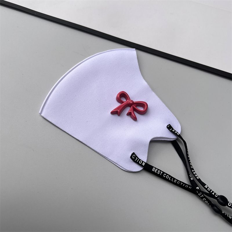 Autumn And Winter Fashion Personalized Retro Bow Clothing Mask Daily Windproof Adjustable Mask_voghion.com