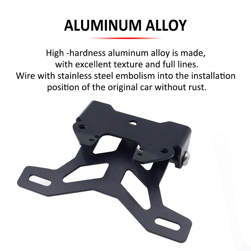 Für Monkey 125 Monkey125 2018-2022 Motorrad-Kennzeichenhalterung Motorrad-Kotflügel-Ordnungs-Rücklicht-Rack_voghion.com