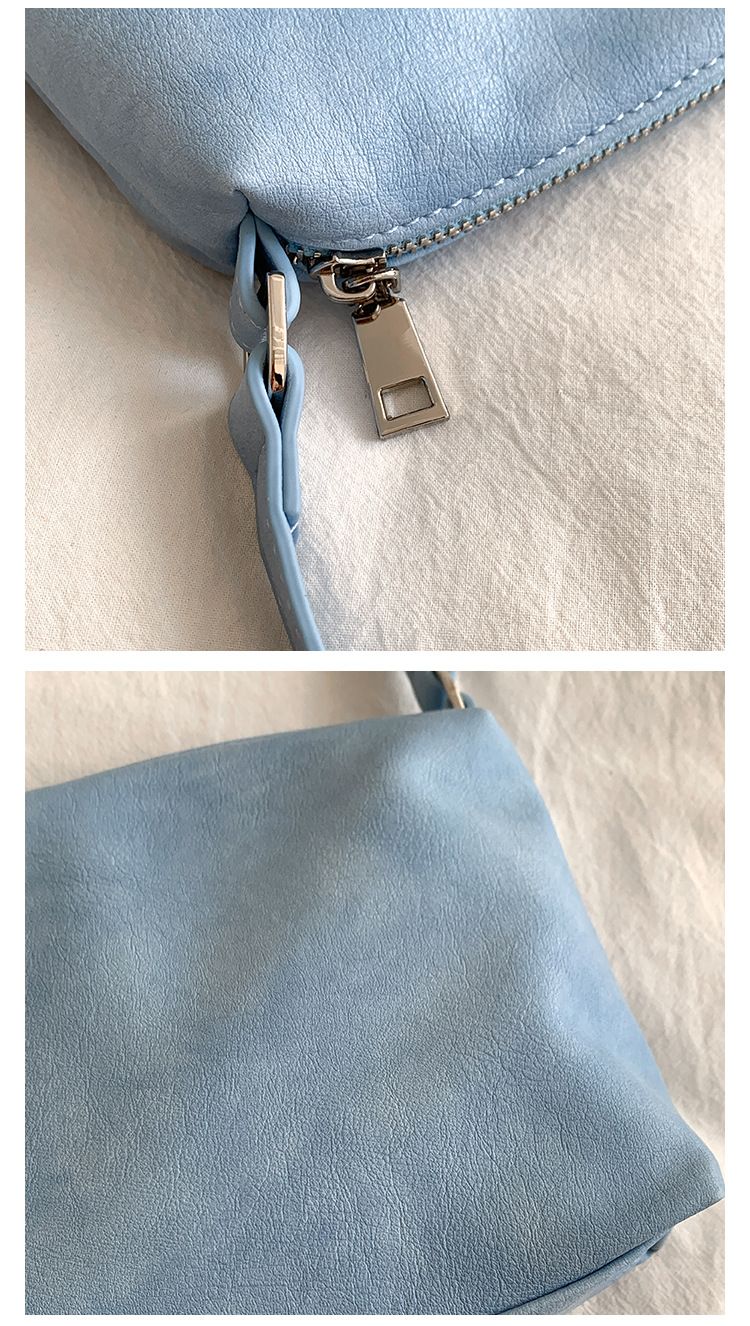 fashion 2025 New Soft Leather Women's Handheld High-end Hundred Small Square Scarf Shoulder Bag_voghion.com