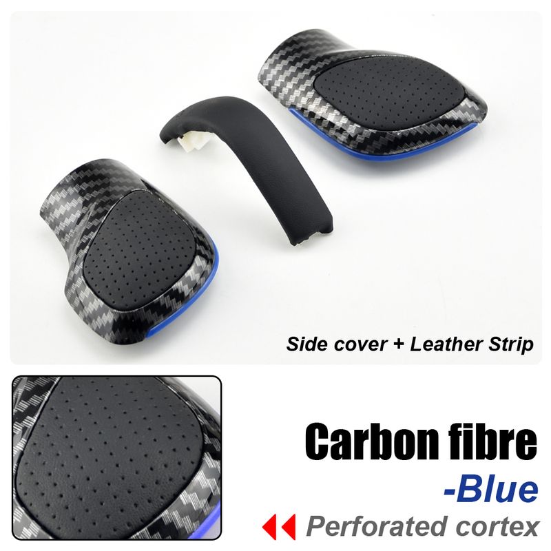 Suède lederen pookknop versnellingspook zijkap DSG embleem voor VW Golf golf 7 R GTI Passat B7 B8 CC R20 Jetta 6 GLI_voghion.com