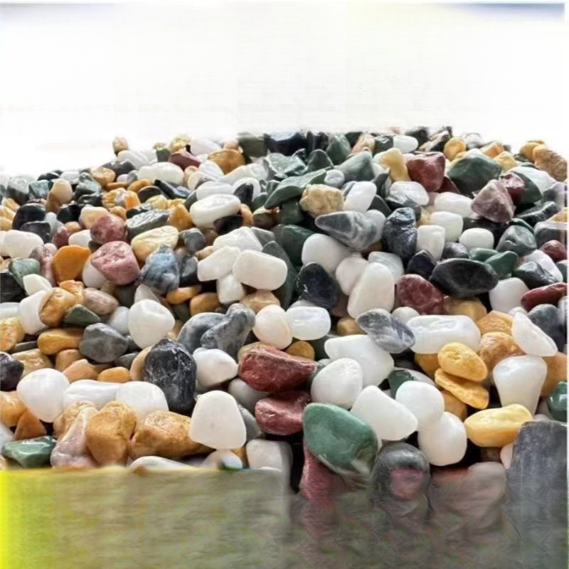 Natural Multicolored Rain Flower Five-Flower Base Sand Succulent Top Stone Pebble Landscaping Fish Tank Colorful Stones_voghion.com