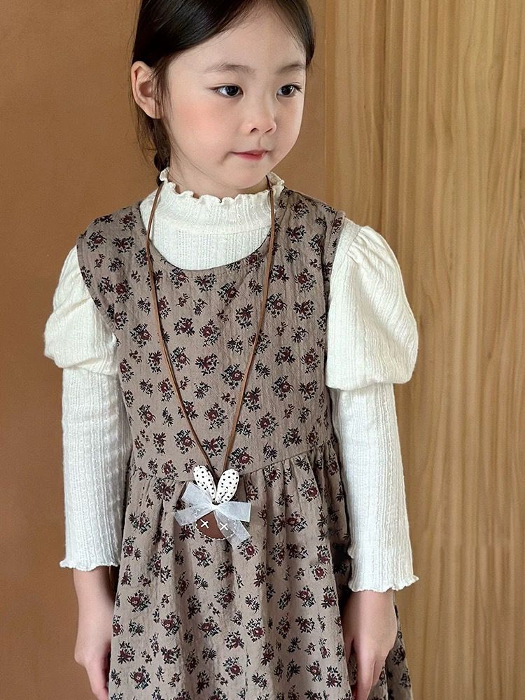 Collier en tissu coréen fait main pour enfants, pendentif mignon pour vêtements, pull, accessoires pour vêtements d'automne et d'hiver faits à la main_voghion.com