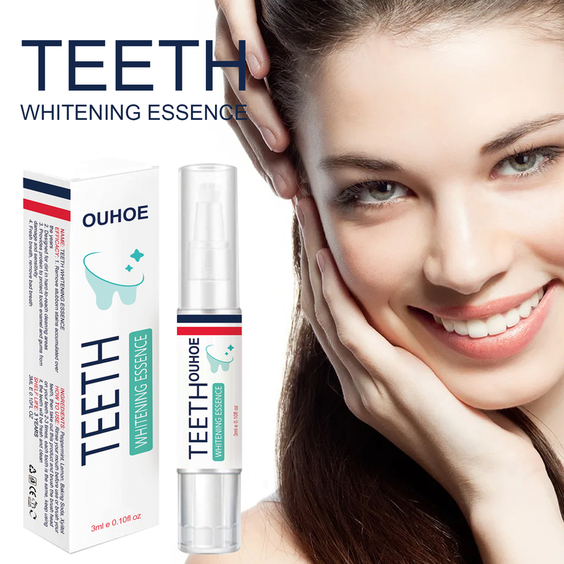 Tooth Whitening OUHOE essence Tooth Stain Removing Yellow Tooth Stain Refreshing Breath Cleaning Tooth Care essence_voghion.com