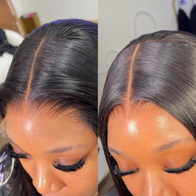 vendita calda dritto anteriore a buon mercato Glueless capelli umani 13X6 HD parrucca frontale in pizzo 4X4 6X6 parrucche di chiusura per le donne in vendita liquidazione_voghion.com