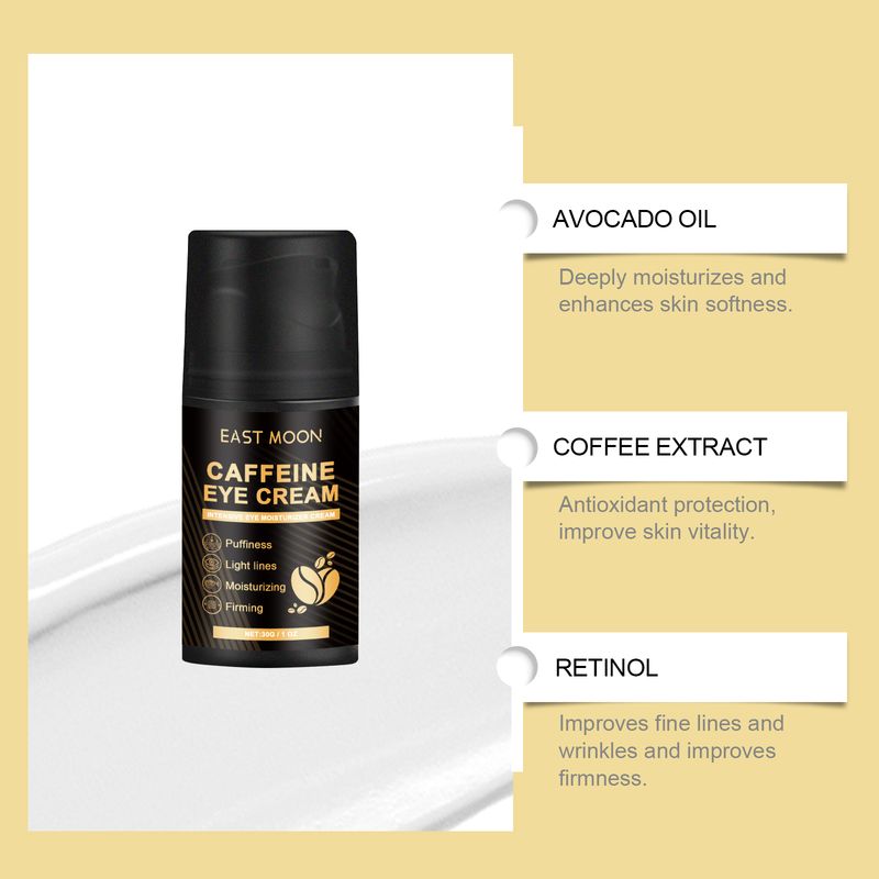 East Moon Caffeine Firming Eye Cream Hydrates, Lifts And Tightens The Skin Around The Eye_voghion.com