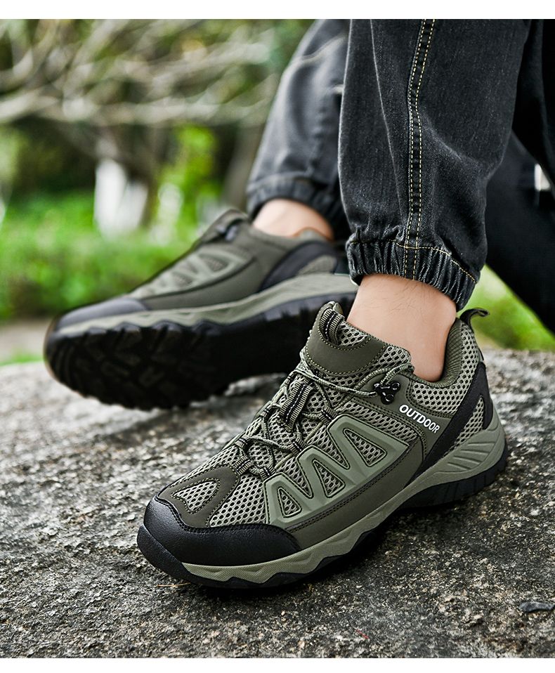 Große Größe 47 Leder Wanderschuhe Männer Hochwertige Klettern Trekking Turnschuhe Für Männer Outdoor Anti-Rutsch Sport Arbeit Mann Schuhe_voghion.com