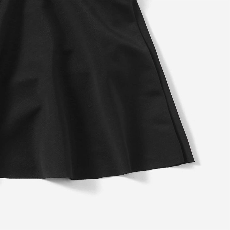 Maillot de bain de grande taille pour femme, couleur unie, style européen et américain, avec jupe de plage, anti-exposition_voghion.com