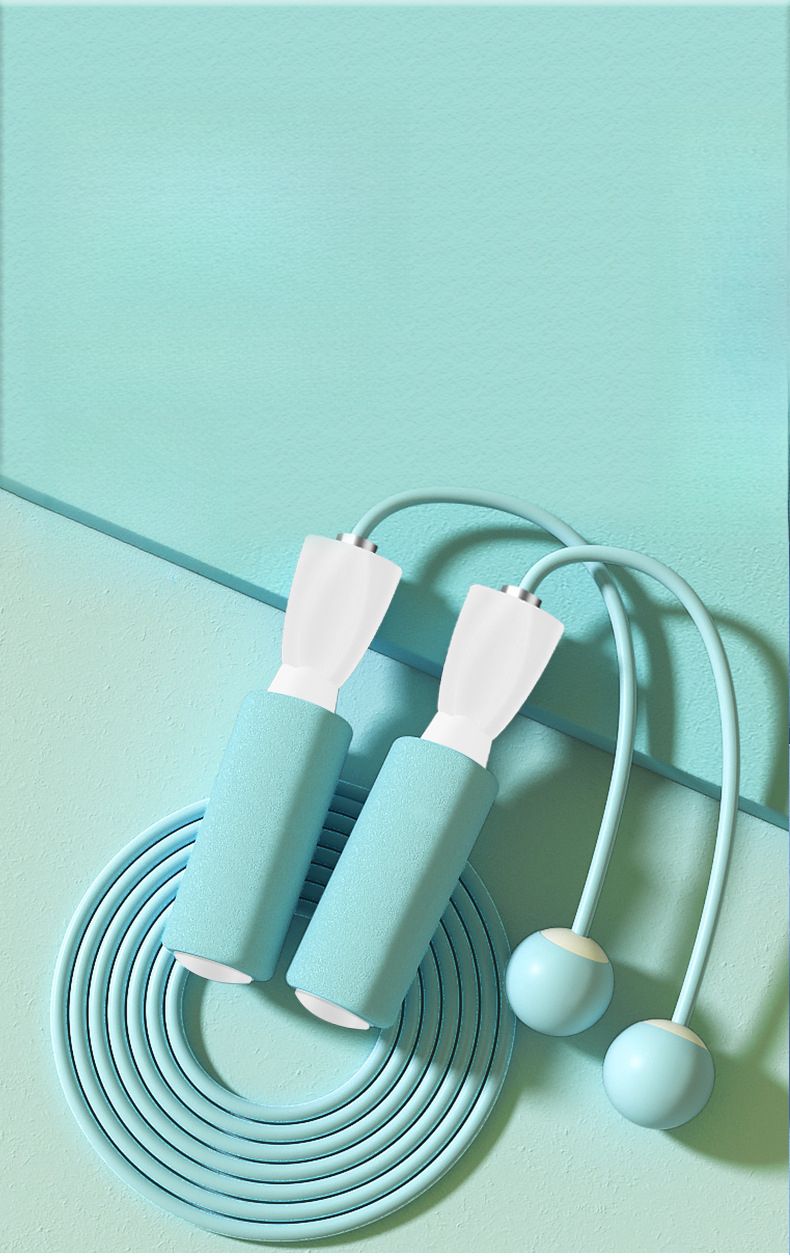 Kabelloses Springseil für Erwachsene, Fitnessübungen für drinnen und draußen mit doppeltem Verwendungszweck, prüfungsspezifische Sportausrüstung für Studenten_voghion.com