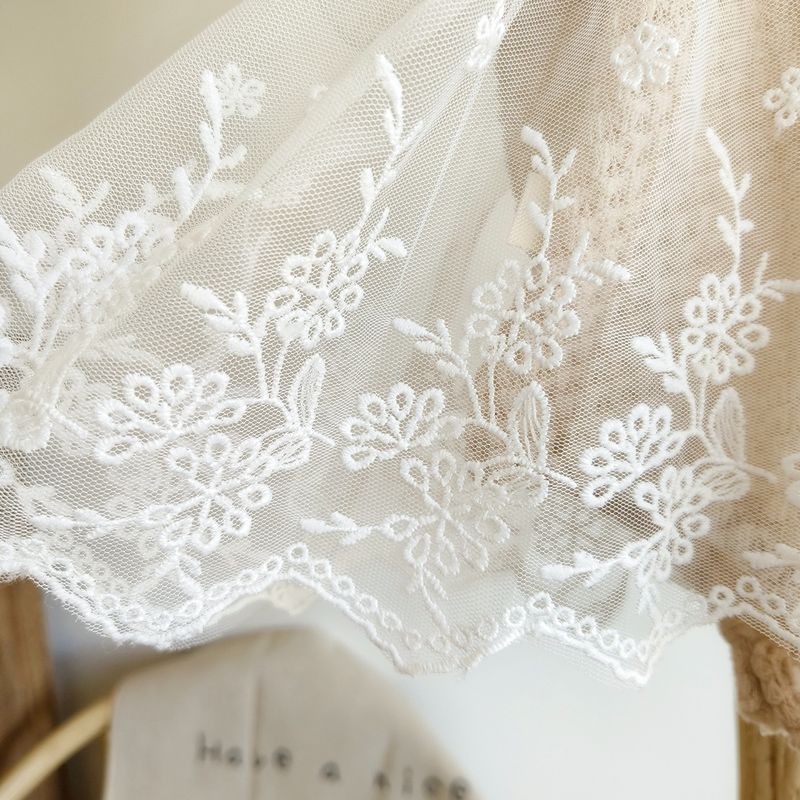 Mother & Kids Baby jumpsuit Korean version baby girl lace summer flying sleeves fart clothes newborn 100 days old princess skirt_voghion.com