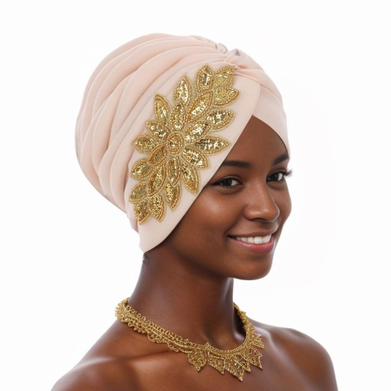 Muslim headscarf Space laminate fashion African national characteristic baodi hat Indian hat_voghion.com