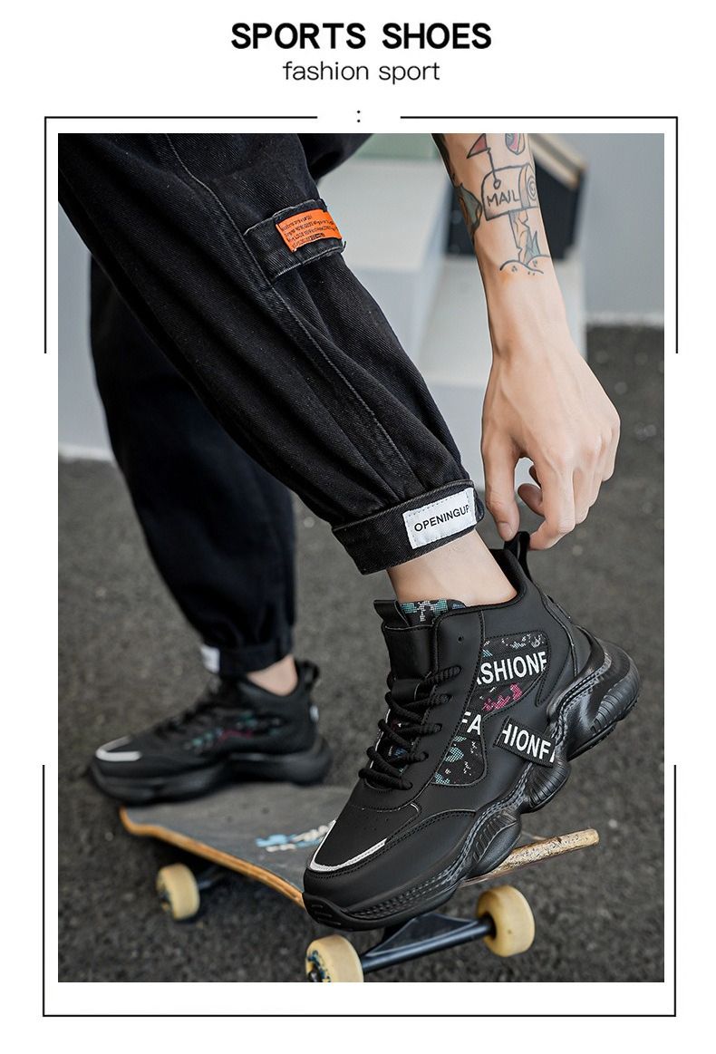 Warme Herren-Winterschuhe aus Samt, Sneaker mit drehbarem Knopfverschluss für Jugendliche, wasserdichte und rutschfeste Reiseschuhe, Laufschuhe mit weicher Sohle_voghion.com