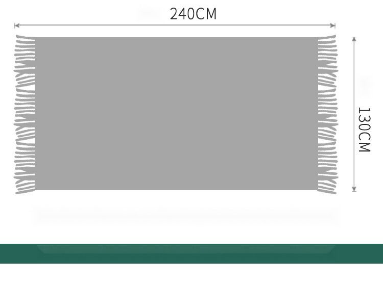Pletený potah na pohovku v severském stylu, hotelový přehoz, šátek s dutým koncem postele_voghion.com