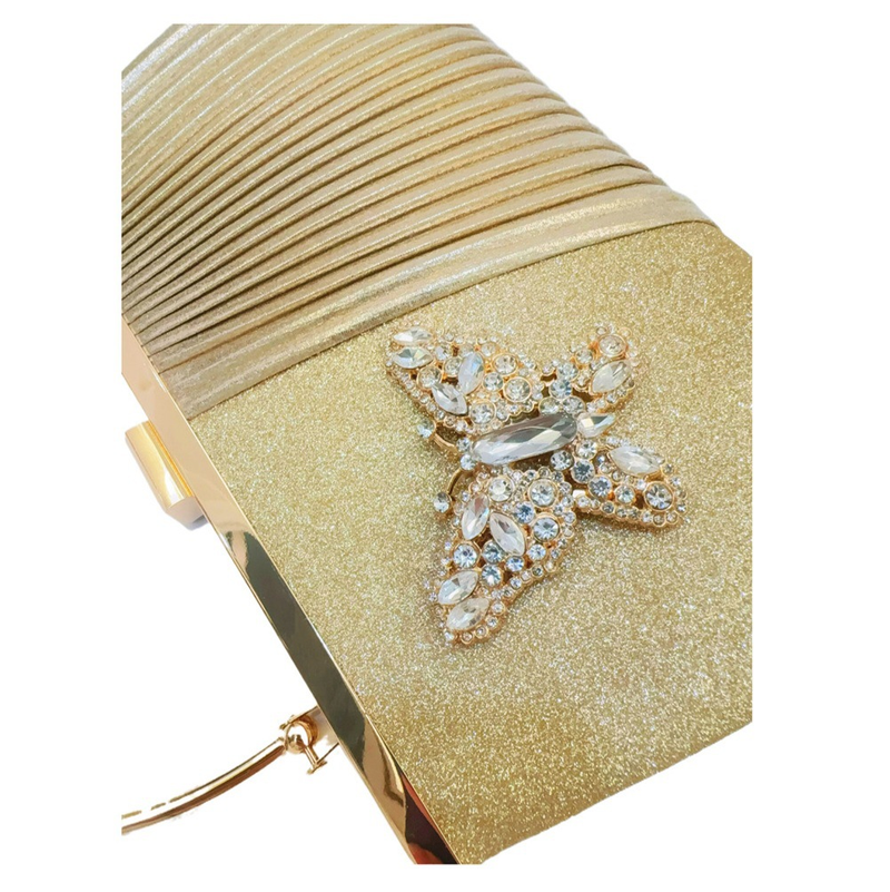 Damen Hochzeitstasche Clutch Abendtasche Partytasche Party Diamantbesetzte Banketttasche_voghion.com
