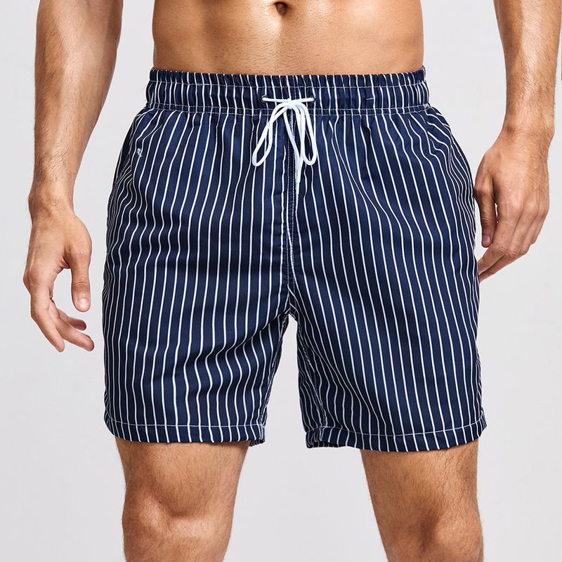 Bañador de flamencos para hombre, pantalones casuales de playa para vacaciones en aguas termales para hombre, pantalones cortos de surf holgados para hombre_voghion.com