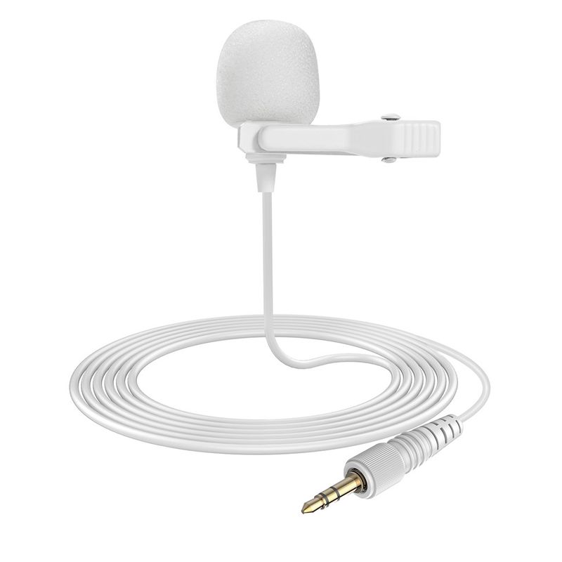 Saramonic SR-M1W 3,5 mm TRS-Kondensator-Lavalier-Ansteckmikrofon für DSLR-Kameras, Youtube-Aufnahme, Live-Streaming_voghion.com
