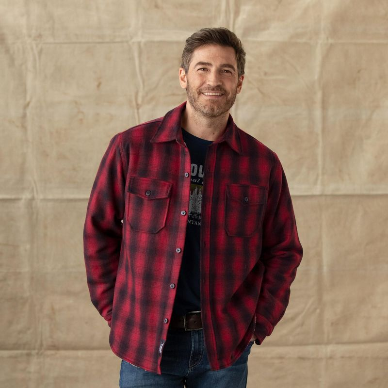 2024 Neue karierte Plüschjacke im einfarbigen Herrenstil_voghion.com