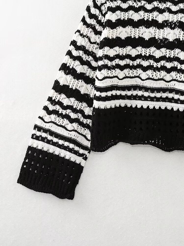 Camicia in maglia con dettaglio a contrasto Chenier autunno inverno da donna_voghion.com