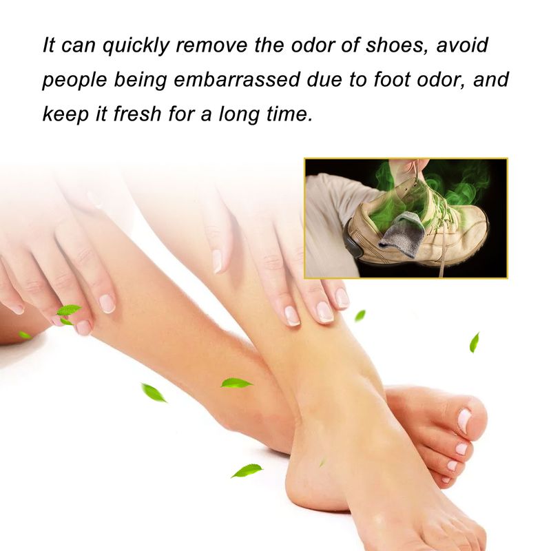 Ximonth Deodorant Shoe Stickers, Deodorant Sports Breathable Deodorant Absorbent Comfortable Refreshing Invisible Deodorant Insoles_voghion.com