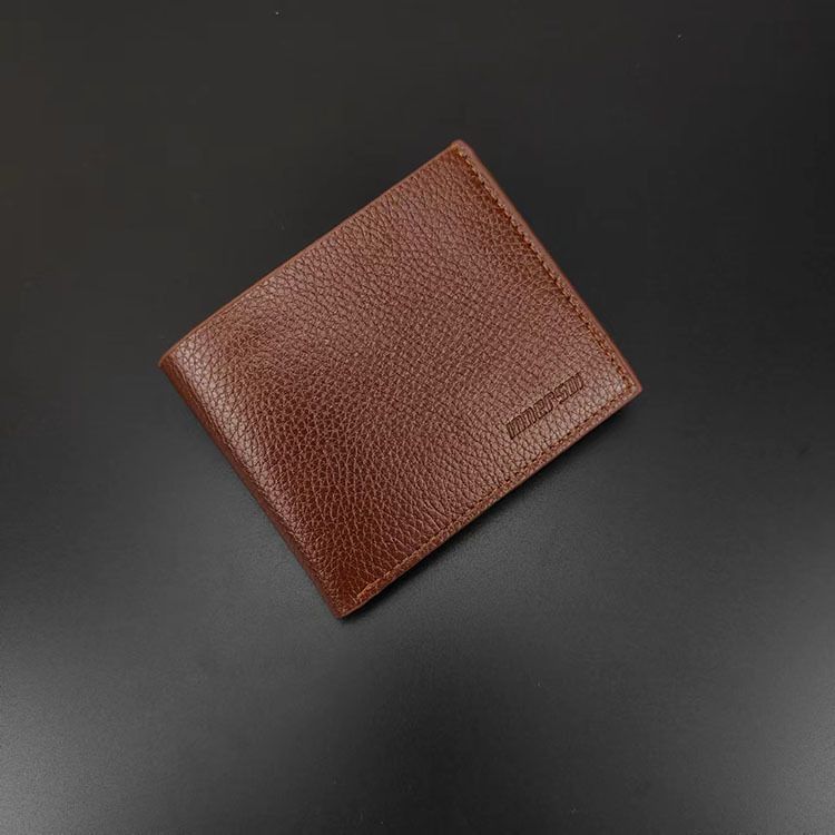 Men's Bags Men's Short Wallet With Zipper Horizontal Men's Wallet Wholesale Ultra Thin Student 2 Fold Simple Pu Leather_voghion.com