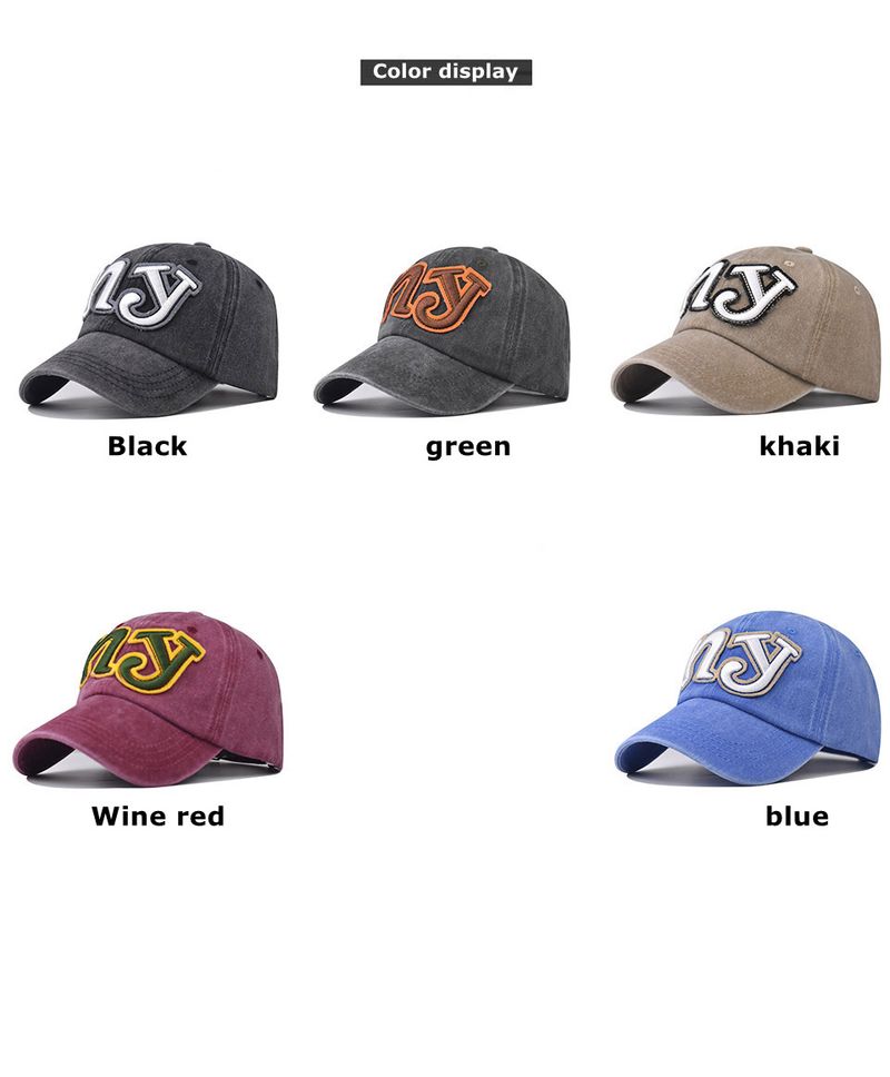 Șepci de baseball brodate vintage din bumbac spălat, pentru bărbați și femei, cu model outdoor, stil New York Duckbill_voghion.com