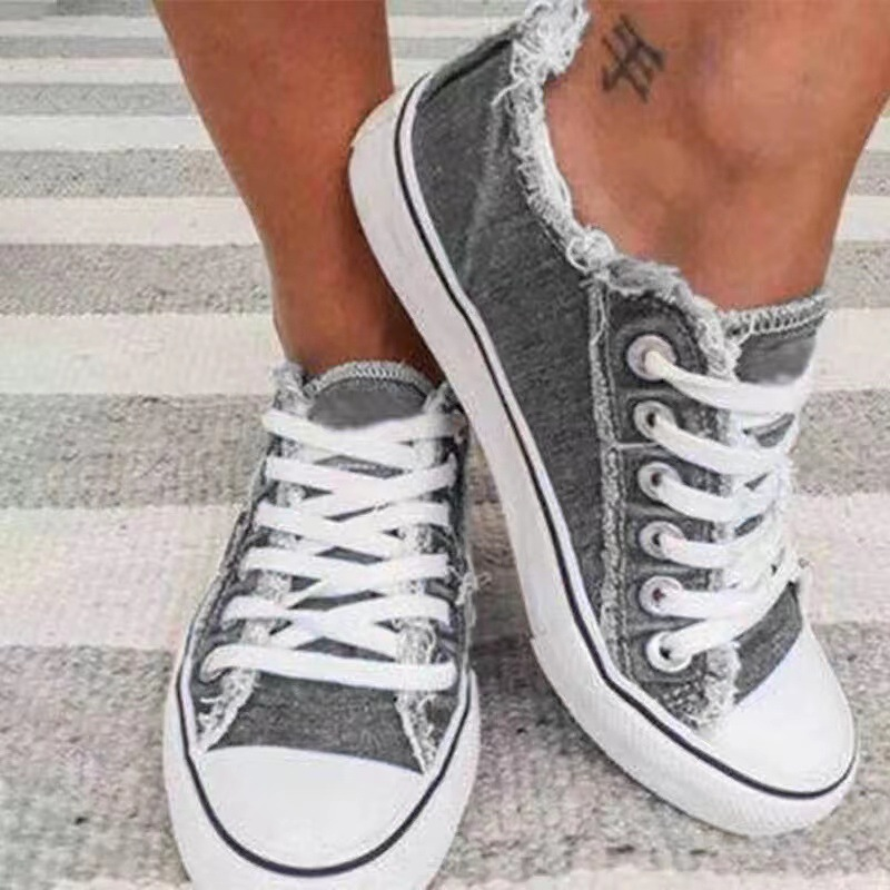 Atmungsaktive, leichte Damen-Arbeitsschuhe zum Hineinschlüpfen aus Segeltuch, bequeme, rutschfeste Wanderschuhe_voghion.com