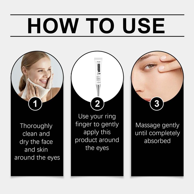 Hoygi Niacinamide Eye Gel Moisturizing Elastic Firming Skin Around The Eye Care Moisturizing Hydrating Eye Cream_voghion.com