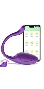 G-Punkt-Höschenvibrator mit APP-Fernbedienung, Pink Fun, tragbar über große Entfernungen, wiederaufladbares Sexspielzeug für Erwachsene, mehr als 10 Vibrationen für Frauen_voghion.com