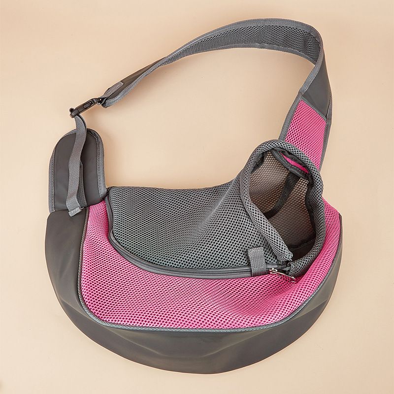 with Wide Strap, Comfortable And Breathable Crossbody Cat Teddy Dog Bag, Portable Pet Shoulder Bag For Outings_voghion.com