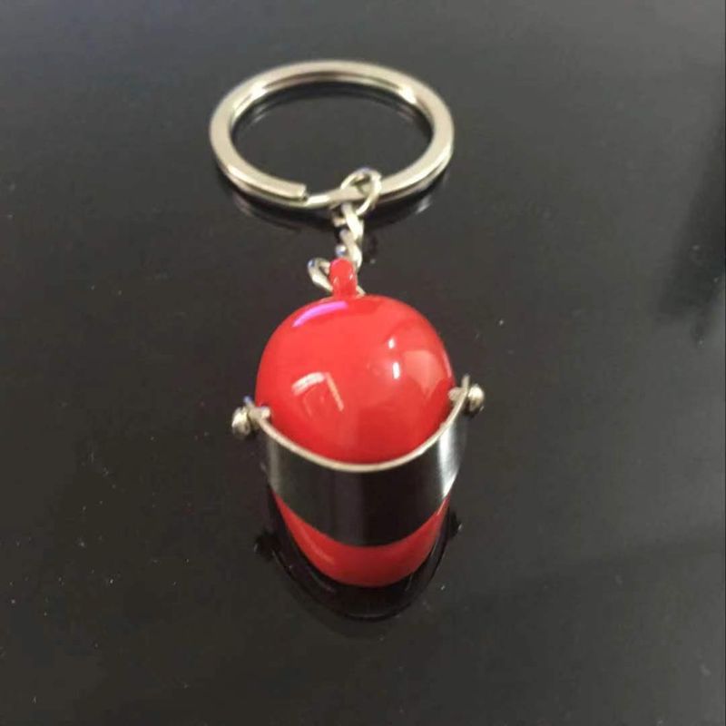 Unisex Creative metal motorcycle helmet keychain small gift mini simulation small toy helmet_voghion.com