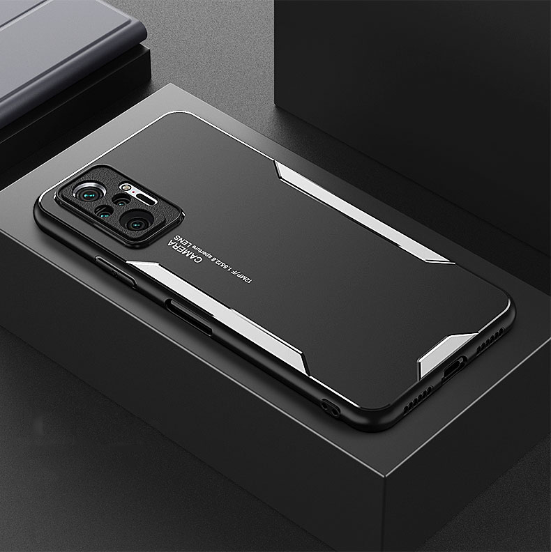 Custodia in alluminio antiurto per armatura in metallo per Xiaomi 12 11t Redmi Note 11 10 9 8 Pro 9s 10s K50 K30 K40 Cover paraurti in silicone_voghion.com