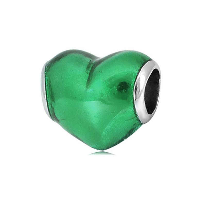 Perline fai da te in acciaio inossidabile per gioielli da donna con design a cuore per realizzare braccialetti, accessori regalo di Natale, misure 7-11, piccolo ciondolo_voghion.com
