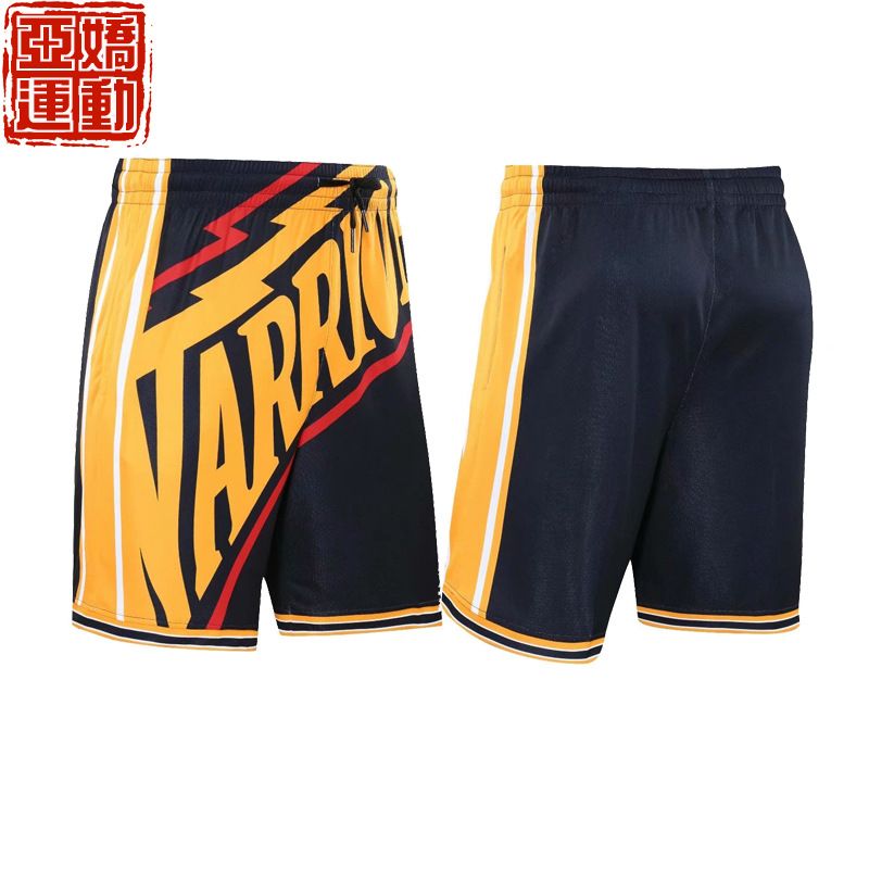 Warriors Košarkaške kratke hlače široke veličine Brzo sušeći prozračni Capris muški sportski i ležerni trend_voghion.com
