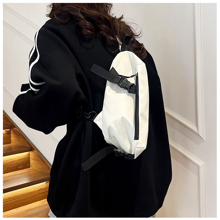 Trendy Cool Waist New Fashionable Diagonal Straddle Sports Chest Bag, Travel Small and Unique Casual Shoulder Bag_voghion.com
